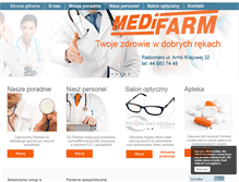 Tablet Screenshot of medifarm.biz